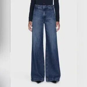 NWT Women Frame (Item- 324) Blue Monday Tailored Denim Trouser Jeans 28